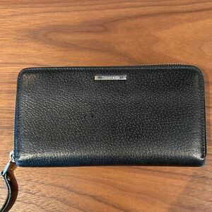Authenic Tiffany & Co. Black Leather Wallet